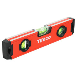TIMCO Toolbox Spirit Level - Magnetic - 9"/ 225mm - Aluminium