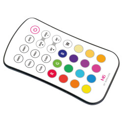 Integral LED 12-24V 108-216W RF Receiver Touch and Button Remote for RGB Strip Lights - White
