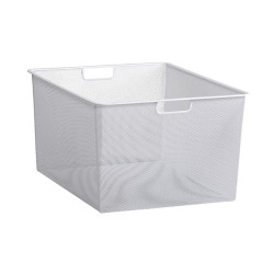 elfa Top Track System - Click In Deep Mesh Basket for Gliding Frame - 427 x 527 x 285mm - White