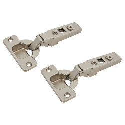 Blum CLIP Cabinet Hinge - 100° - Un-Sprung - Overlay - Zinc Plated - Pair