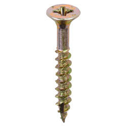 TIMCO Velocity Pozi Countersunk Wood Screws - 6.0 x 45mm - Yellow Zinc - Pack of 200