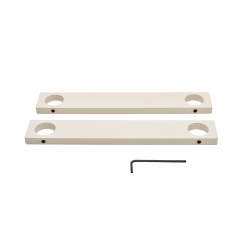 Lateral Spacer Window Bar - 6" - White - Pack of 2