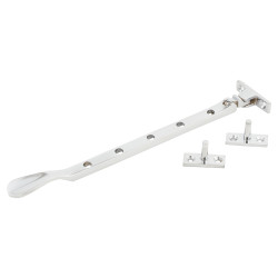 Touchpoint Budget Victorian Casement Window Stay - 10"/250mm Length - Polished Chrome