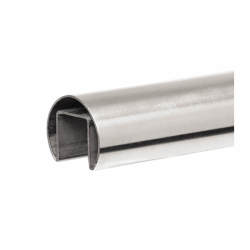 Barrier Sabco Handrail with Gasket to suit 15mm Glass - Satin Stainless Steel