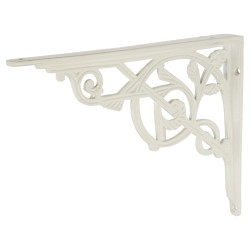 Olde Forge Vine Shelf Bracket - 245 x 195mm - White