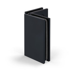 Bohle Bilbao Glass to Glass Clamp - 90° - 8-12mm Glass - Matt Black