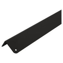 Touchpoint 900mm 430 Stainless Steel Angle - Equal Sided - 50 x 50 x 0.9mm - Matt Black