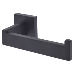Altro Modern Square Toilet Roll Holder - 170 x 76 x 55mm - Matt Black