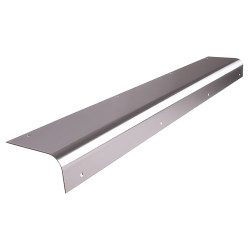 Altro Stainless Steel Round Nose Door Step - 900 x 100mm - Satin