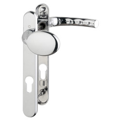 Hoppe Tokyo M76G/3360N uPVC Multipoint Lever/Pad Door Handle - 92mm c/c - Polished Chrome