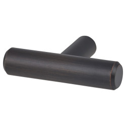 Altro 12mm T-Bar Cabinet Knob - 50 x 32mm - Brushed Oil Rubbed Bronze
