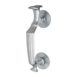 Altro Doctor Door Knocker - 192 x 48mm - Satin Chrome