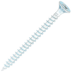 SiDAX General Purpose Pozi Countersunk Wood Screws - 5.0 x 60mm - Zinc Plated - Pack of 200