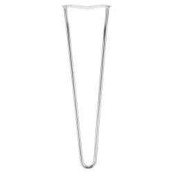 Altro Hairpin Leg - 2 Pin - 400mm Height - Chrome - pair