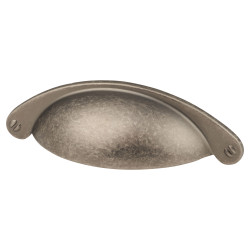 Altro Chest Drawer Cabinet Cup Handle - 64mm Centres - Pewter