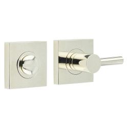 Burlington by Frelan Easy Turn & Release with Square Plain Rose - 54 x 54mm - Polished Nickel