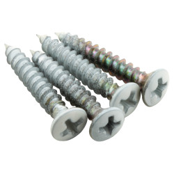 Altro Spare Casement Window Stay Screws - White - Pack of 10