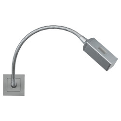 Knightsbridge 2W Flexi Reading Light Euro Module - 3000K Warm White - Grey