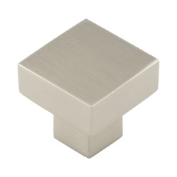 Burlington by Frelan Trafalgar Square Cabinet Knob - 30 x 30mm - Satin Nickel
