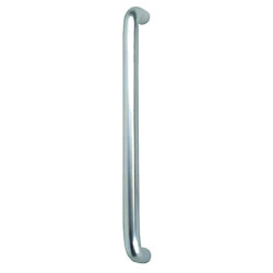 Touchpoint 19mm D-Bar Door Pull Handle - Bolt Fix - 305mm Centres - Satin Aluminium