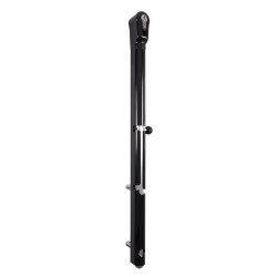 Locinox Keydrop Quick Fix Lockable Drop Down Gate Bolt - 576mm Length - Black