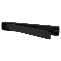 Altro Frome Rectangular Flush Cabinet Pull Handle - 164 x 24mm - Matt Black
