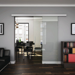 Klug Vero Glass Sliding Door Pelmet - 2000mm Length - 100kg Max Door Weight