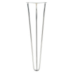 Altro Hairpin Leg - 3 Pin - 500mm Height - Chrome - Pair