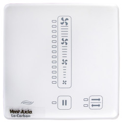 Vent Axia Lo-Carbon 496037 Wired Zone Controller for Heat Save Recovery Unit - White