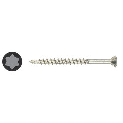 SPAX T-Star Plus MDF Torx Countersunk Wood Screws - 4.0 x 60mm - WIROX Zinc Plated - Pack of 100