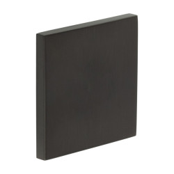 CRES by Frelan Square Escutcheon - 54 x 54mm - Blank - Dark Bronze
