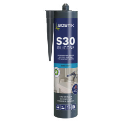 Bostik S30 Acetoxy Sanitary Sealant - 310ml - White
