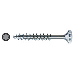 SPAX T-Star Plus Torx Countersunk Wood Screws - 5.0 x 60mm -WIROX Zinc Plated - Pack of 100