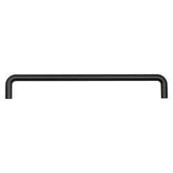 CRES by Frelan Black 19mm D-Bar Door Pull Handle - Screw Fix - 425mm c/c