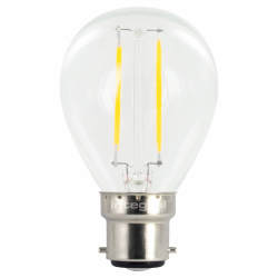 Integral LED Omni 2W BC-B22 LED Filament Mini Globe Lamp - 2700K Warm White