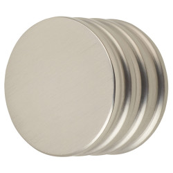 Frelan Hoxton Sturt Round Cabinet Knob - 30mm Diameter - Satin Nickel