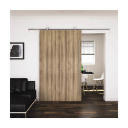 Klug Spek 2.0 Sliding Door Gear Kit - 2000mm Track - 80kg Max Door Weight - Satin Stainless Steel