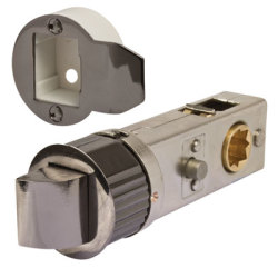 Excel Smartlatch Privacy Tubular Latch - 71mm Case - 57mm Backset - Black Nickel