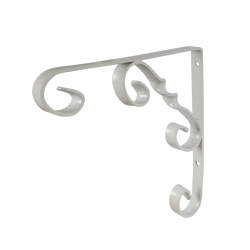 Touchpoint Ornamental Scroll Shelf Bracket - 164 x 160mm - White