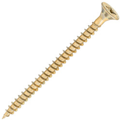 SiDAX General Purpose Pozi Countersunk Wood Screws - 5.0 x 70mm - Yellow Zinc - Pack of 200