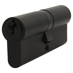 Touchpoint 5 Pin 80mm Euro Double Cylinder - 40 + 40mm - Matt Black - Keyed to Differ