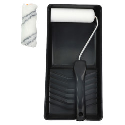 TIMCO Pro Short Pile Mini Paint Roller, Frame & Tray - 4"/100mm Width