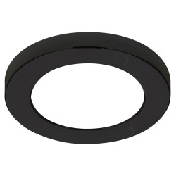 Forum Spa Tauri Magnetic Bezel for 6W Flush LED Bathroom Ceiling Light - Satin Black