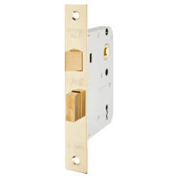 ERA 3 Lever Sashlock - 76mm Case - 56mm Backset - Polished Brass