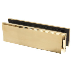Rutland Frontier Collection Letter Plate - 311.5 x 90mm - Door Thickness 42-55mm - Polished Brass