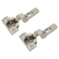 Blum CLIP Top Thick Door Soft Close Cabinet Hinge - 95° - Inset - Zinc Plated - Pair