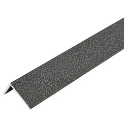 Rothley 2500mm Aluminium Angle - Unequal Sided - 15.5 x 27.5 x 1mm - Pewter Effect