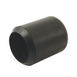 Touchpoint Rubber Chair Ferrules - 19 x 30mm - Black - Pack of 50