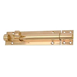 Altro Straight Barrel Bolt - 150 x 40mm - Polished Brass
