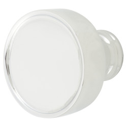 Heritage Brass by M Marcus Florence Round Cabinet Knob - 32mm Diameter - Polished Chrome